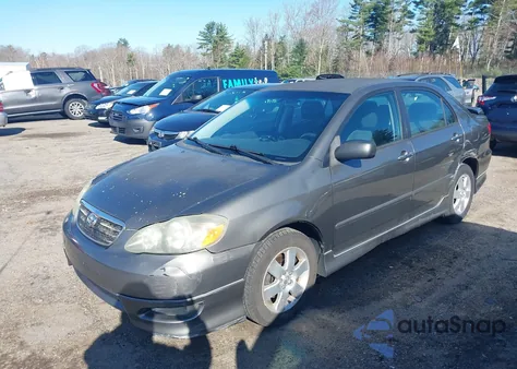 2007 Toyota Corolla S из США, поврежденный, VIN 2T1BR32E77C748480